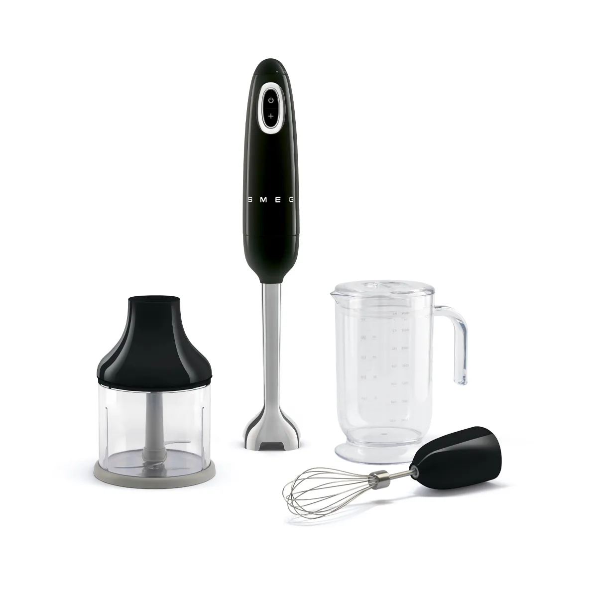 Smeg 50's Style stavmixer set 4 delar Black | Skandinavisk Design | Elvispar | Svart