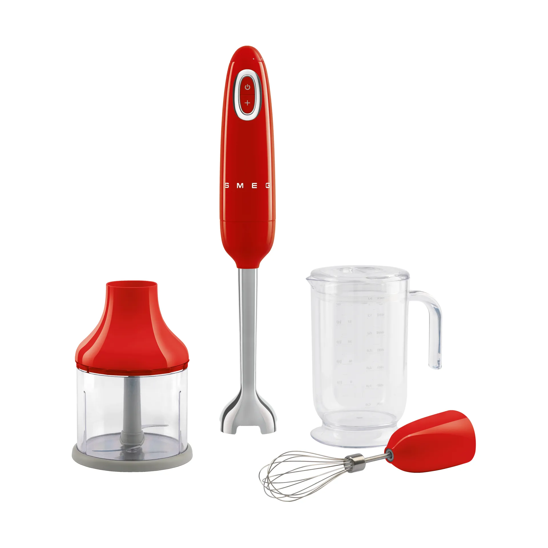 Smeg 50's Style stavmixer set 4 delar, Red Smeg