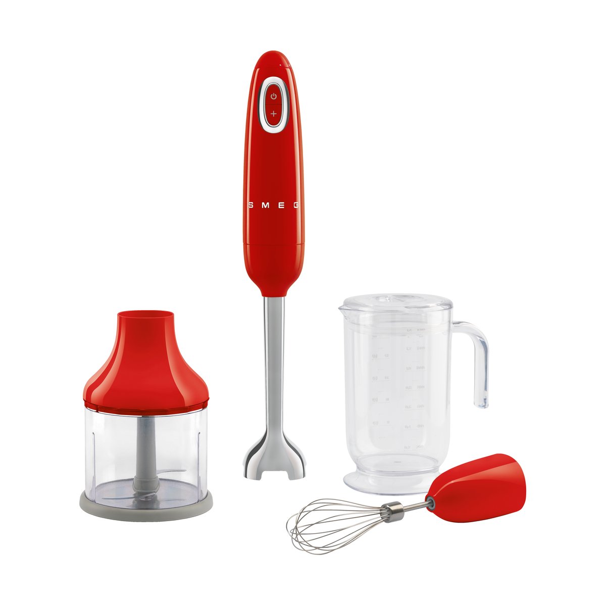 Smeg 50's Style stavmixer set 4 delar Red | Skandinavisk Design | Elvispar | Röd
