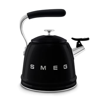 Smeg 50's Style vattenkittel med vissla - Black - Smeg