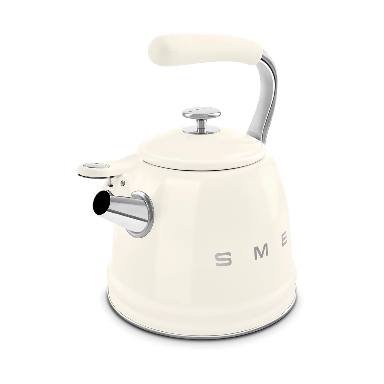 Smeg 50's Style vattenkittel med vissla, Creme Smeg