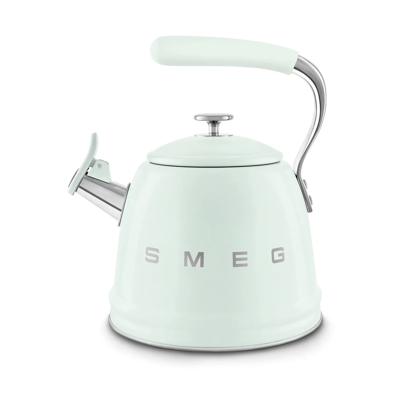 Smeg 50's Style vattenkittel med vissla, Pastell green Smeg