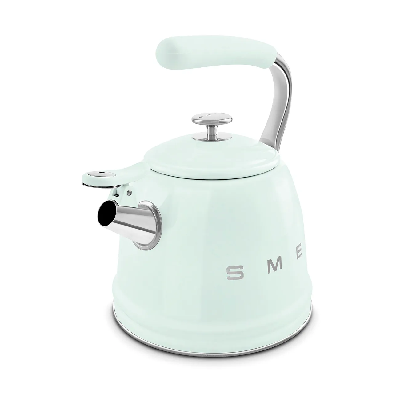 Smeg 50's Style vattenkittel med vissla, Pastell green Smeg