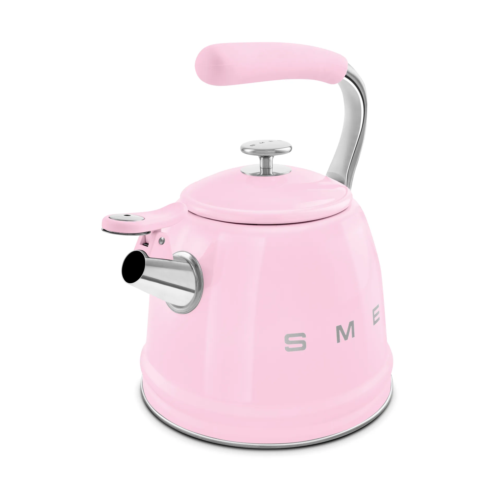 Smeg 50's Style vattenkittel med vissla, Pink Smeg