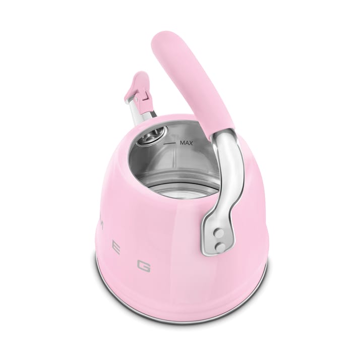 Smeg 50's Style vattenkittel med vissla, Pink Smeg