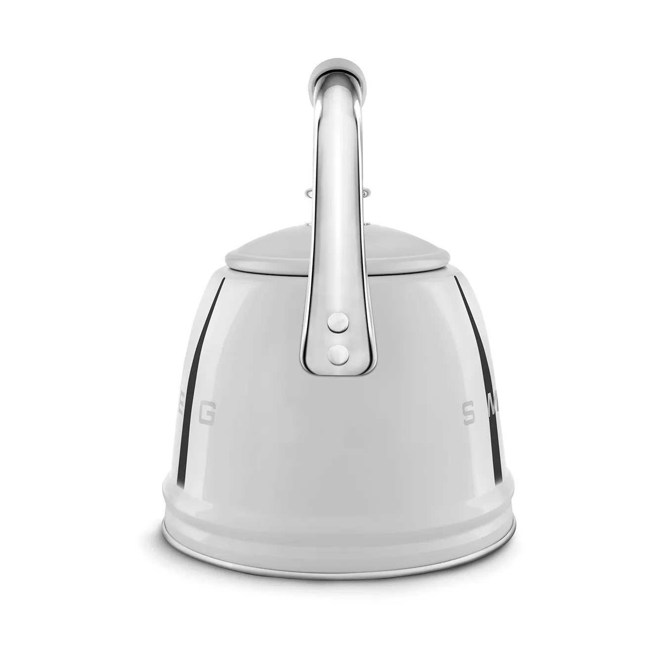 Smeg 50's Style vattenkittel med vissla, Stainless steel Smeg