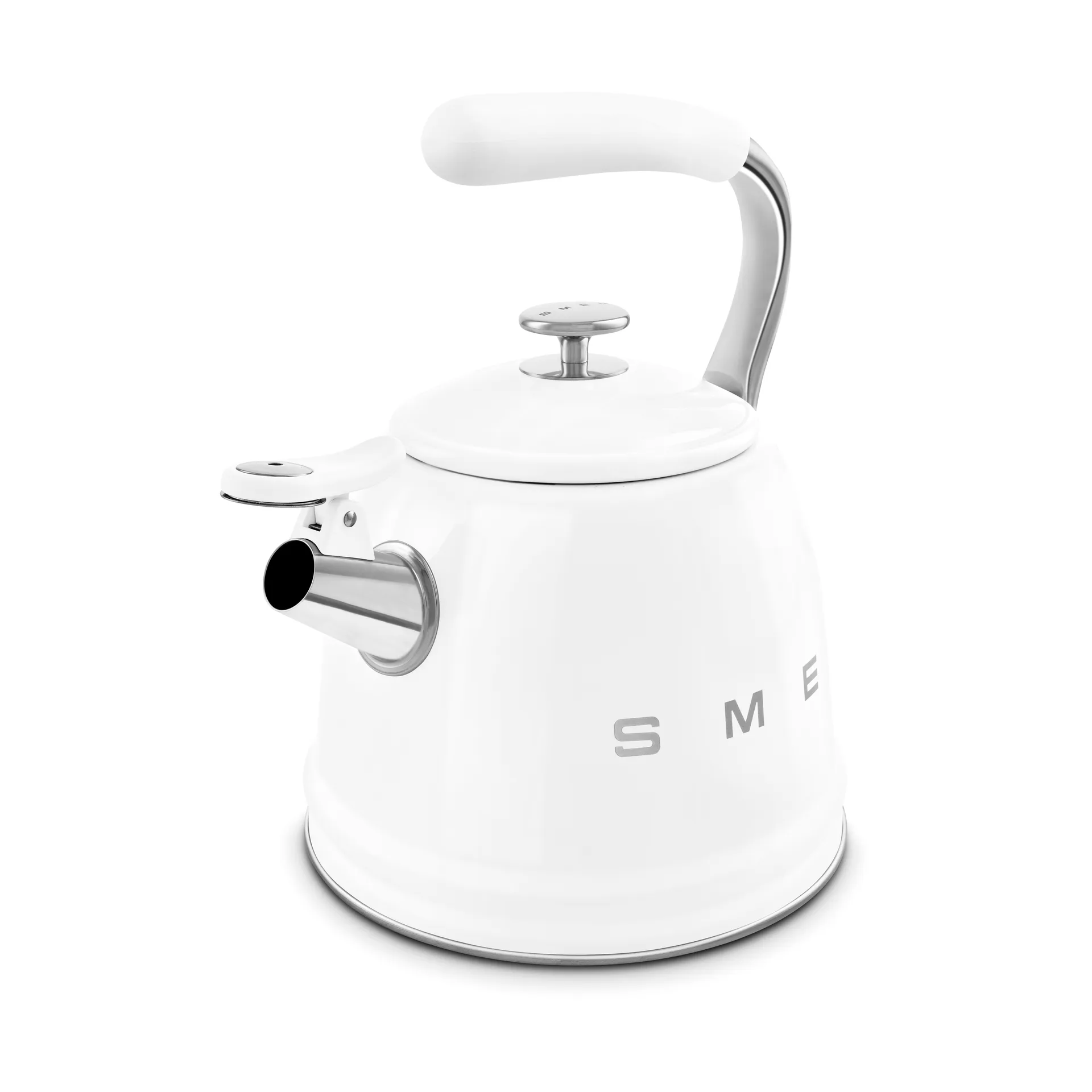 Smeg 50's Style vattenkittel med vissla, White Smeg