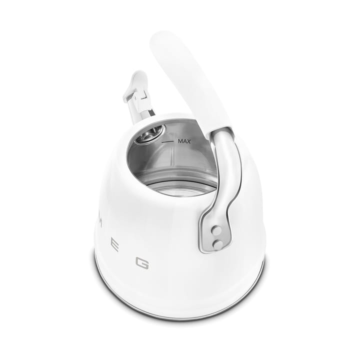 Smeg 50's Style vattenkittel med vissla, White Smeg