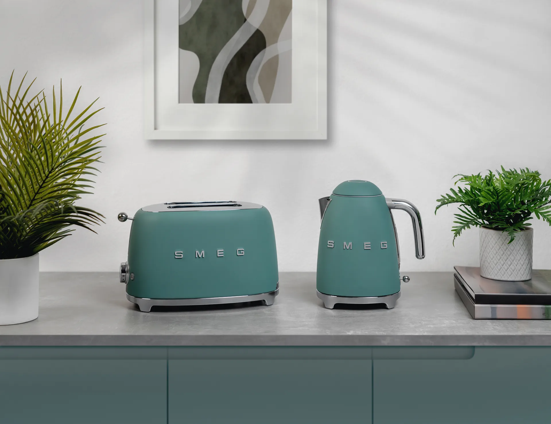 Smeg 50's Style vattenkokare 1,7 L, Emerald green Smeg