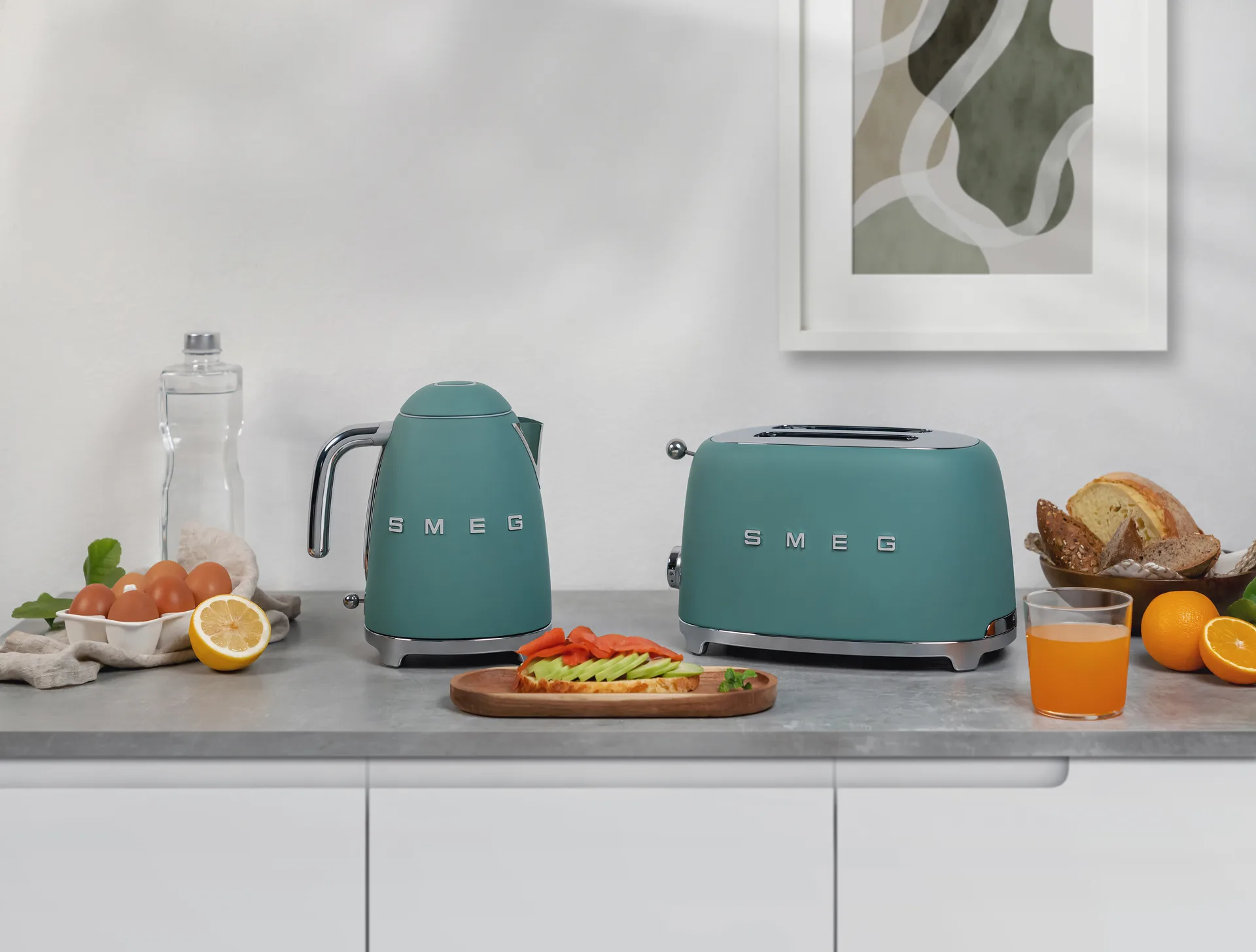 Smeg 50's Style vattenkokare 1,7 L, Emerald green Smeg