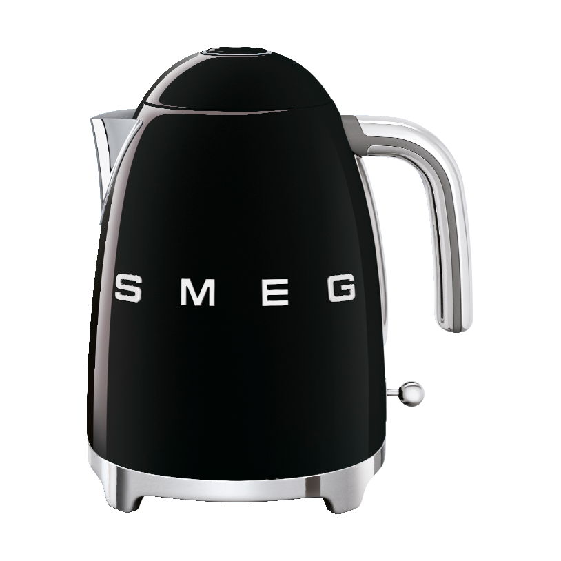 Smeg 50's Style vattenkokare 1,7 L Svart | Skandinavisk Design | Vattenkokare | Svart