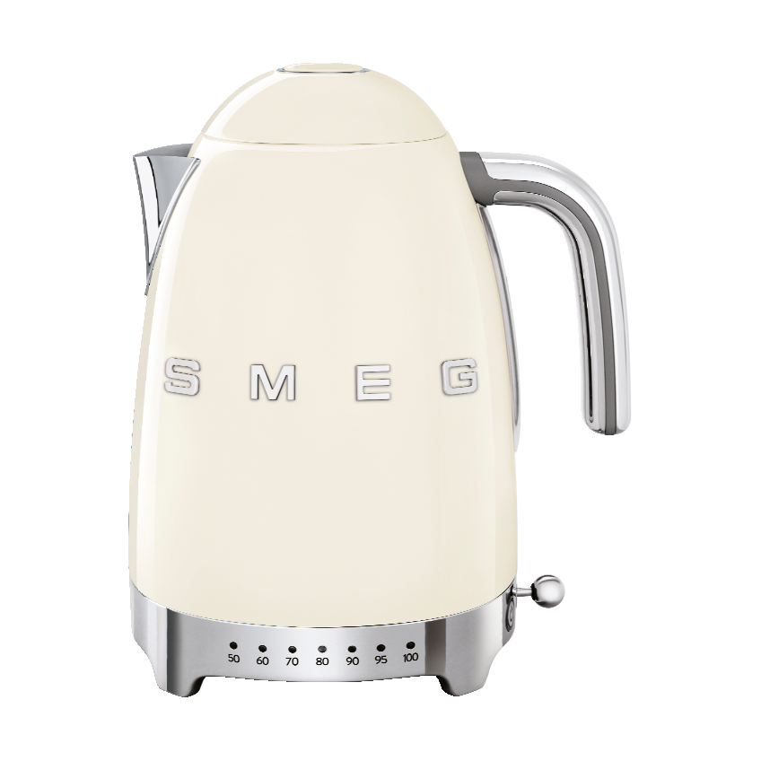 Smeg 50's Style vattenkokare med variabel temperatur 1,7 L Créme vit