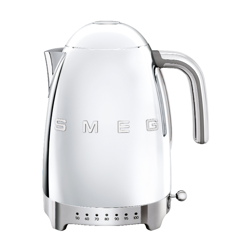 Smeg 50's Style vattenkokare med variabel temperatur 1,7 L Krom