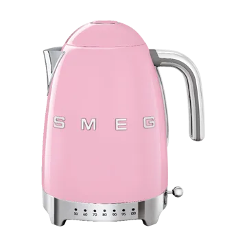 Smeg 50's Style vattenkokare med variabel temperatur 1,7 L - Rosa - Smeg