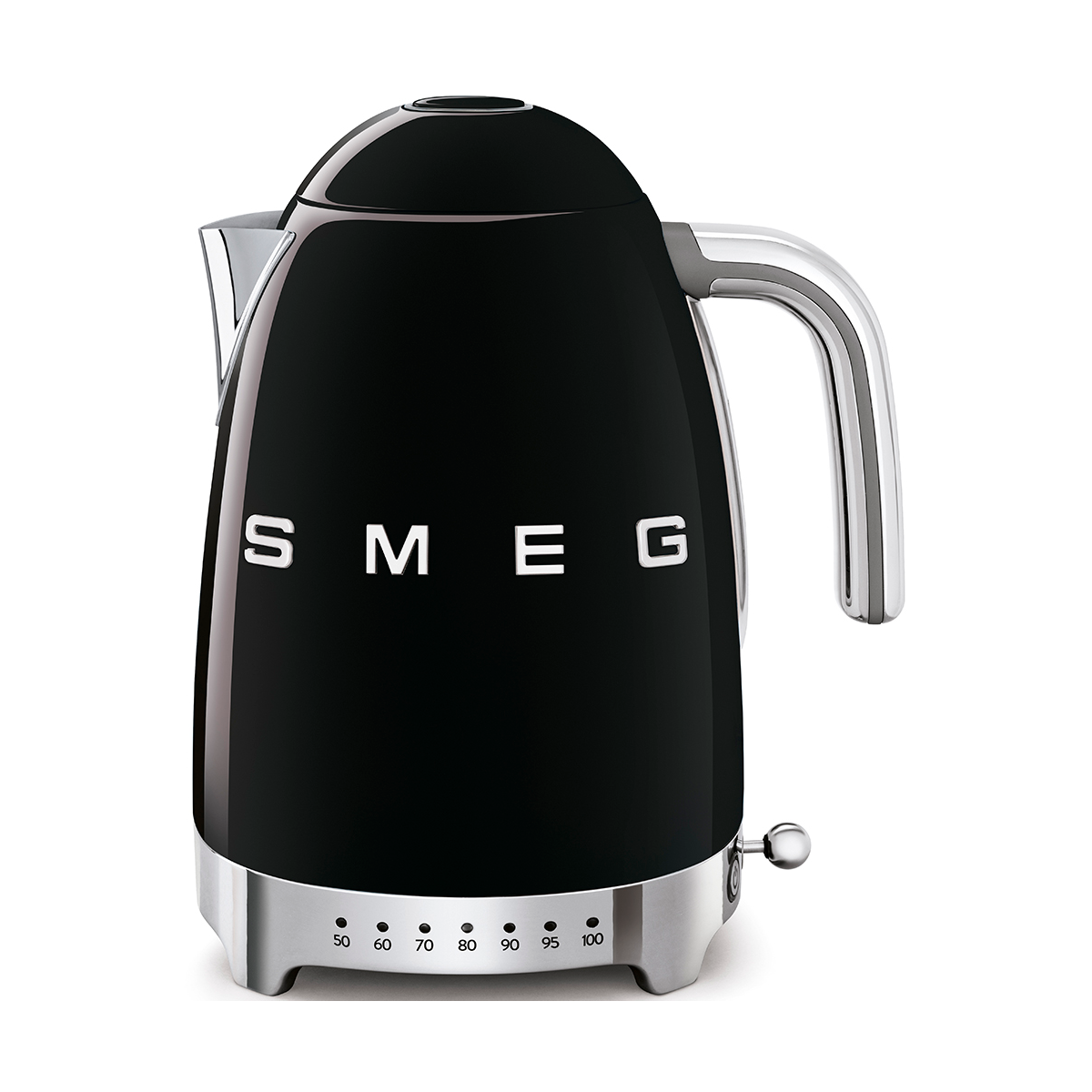 Smeg 50's Style vattenkokare med variabel temperatur 1,7 L Svart