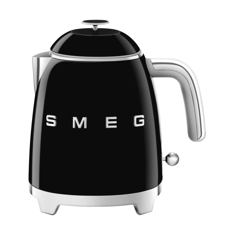 Smeg 50's Style vattenkokare mini 0,8 L Svart | Skandinavisk Design | Vattenkokare | Svart