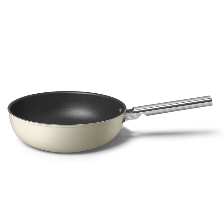 SMEG 50's Style wokpanna Ø30 cm  - Creme - Smeg