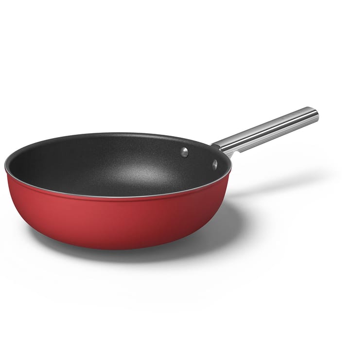 SMEG 50's Style wokpanna Ø30 cm  - Röd - Smeg