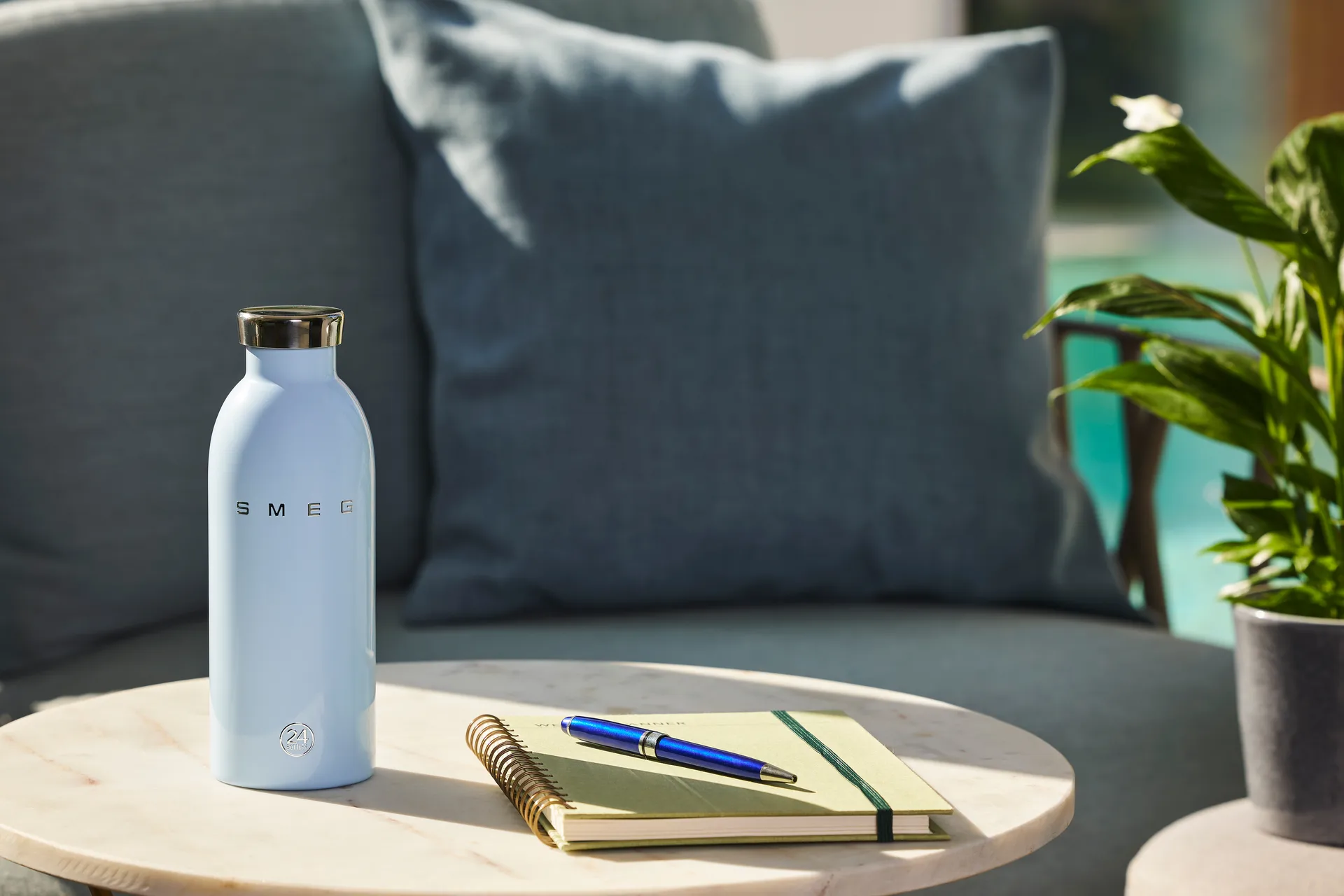 Smeg Clima termosflaska, Pastellblå, 0,5 L Smeg