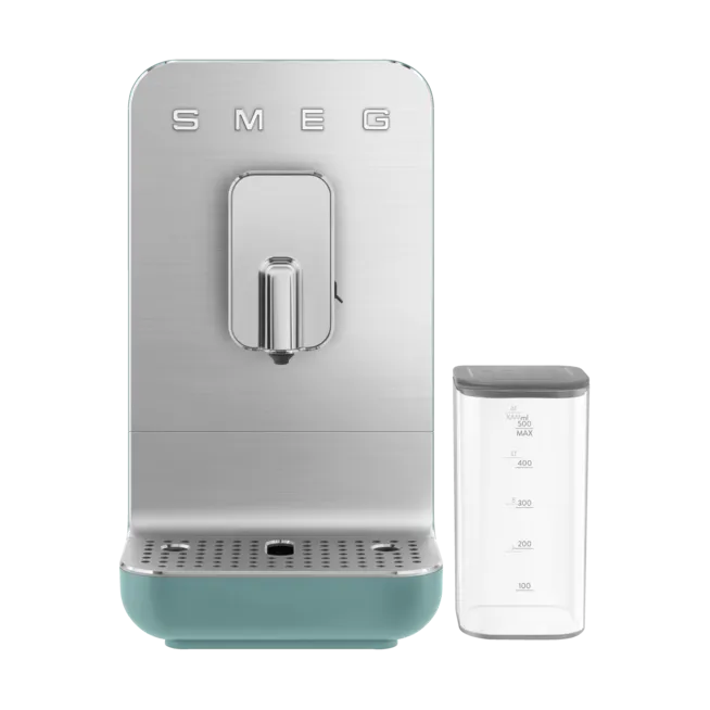 Smeg espressomaskin med behållare automatisk, Emerald Smeg