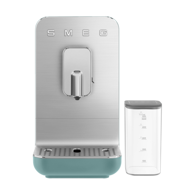 Smeg espressomaskin med behållare automatisk Emerald