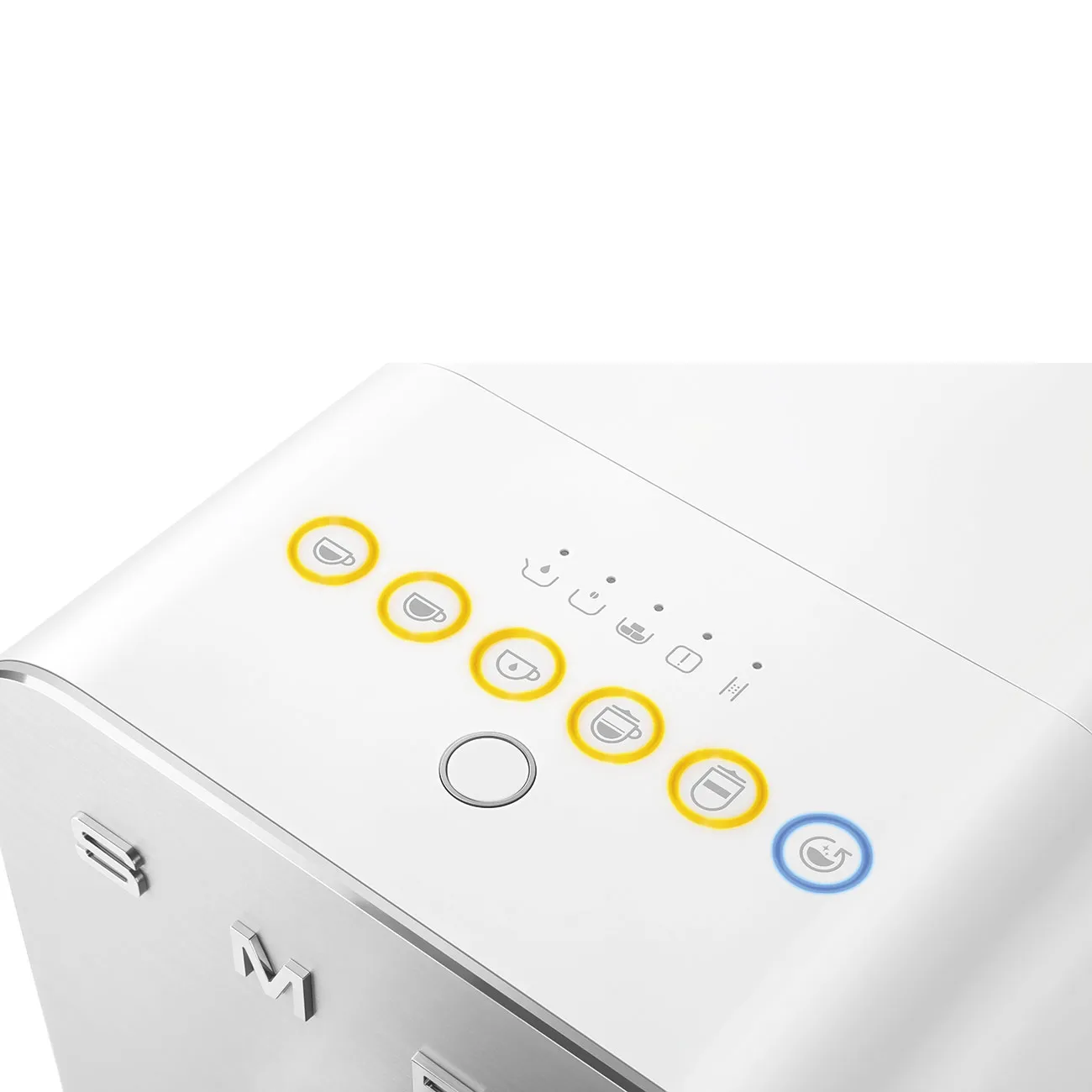 Smeg espressomaskin med behållare automatisk, Vit Smeg