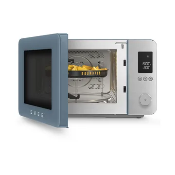 Smeg mikrovågsugn med varmluft - Storm blue - Smeg