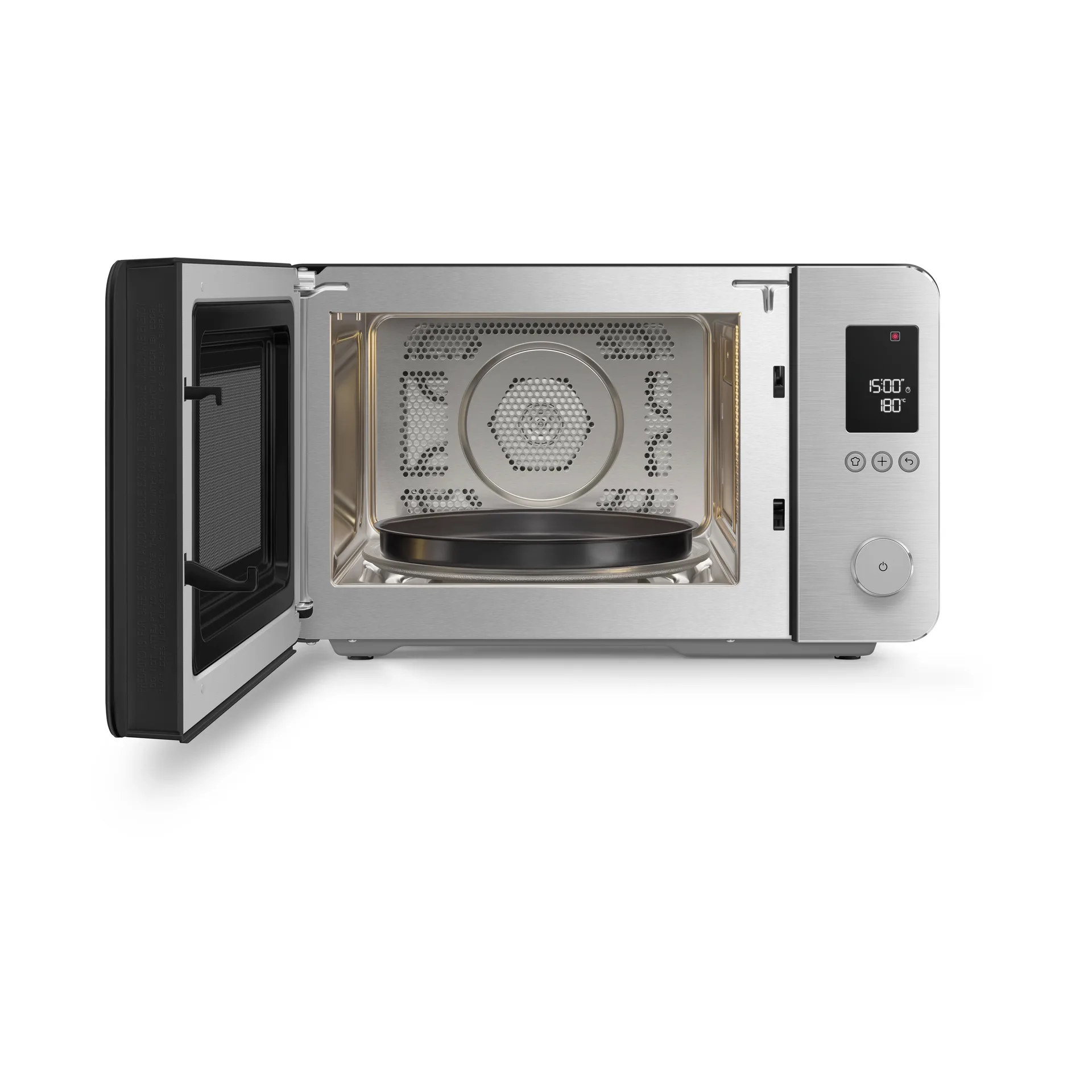 Smeg mikrovågsugn med varmluft, Svart Smeg