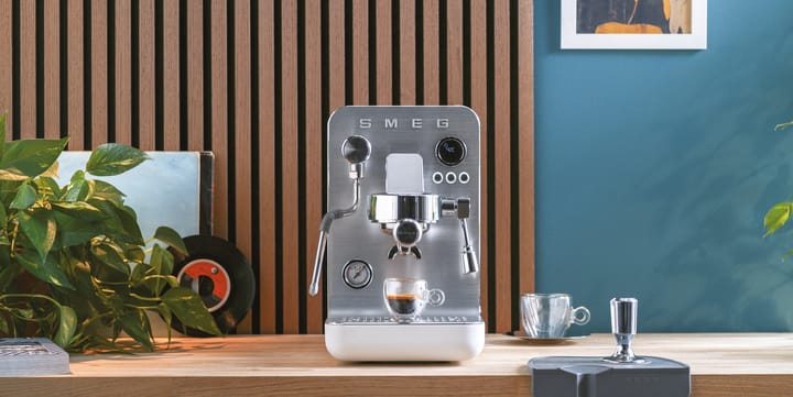 Smeg minipro espressomaskin, White Smeg
