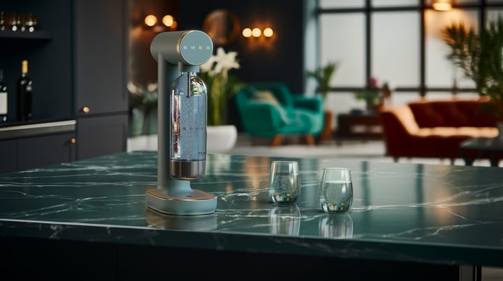 Smeg Sodamaker kolsyremaskin, Emerald green Smeg