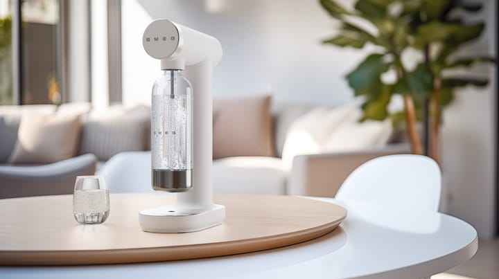 Smeg Sodamaker kolsyremaskin, Matt vit Smeg