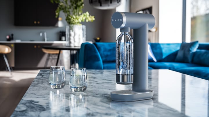 Smeg Sodamaker kolsyremaskin, Storm blue Smeg