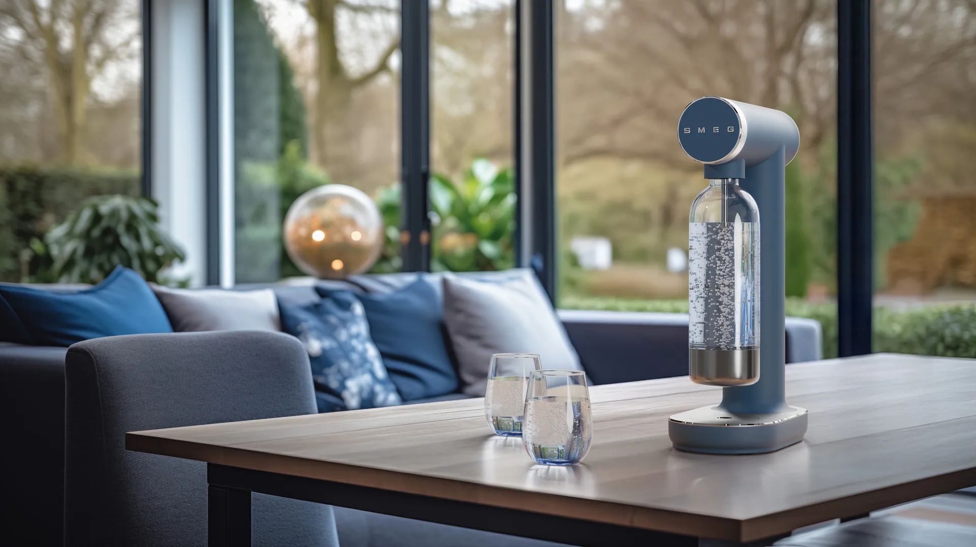 Smeg Sodamaker kolsyremaskin, Storm blue Smeg