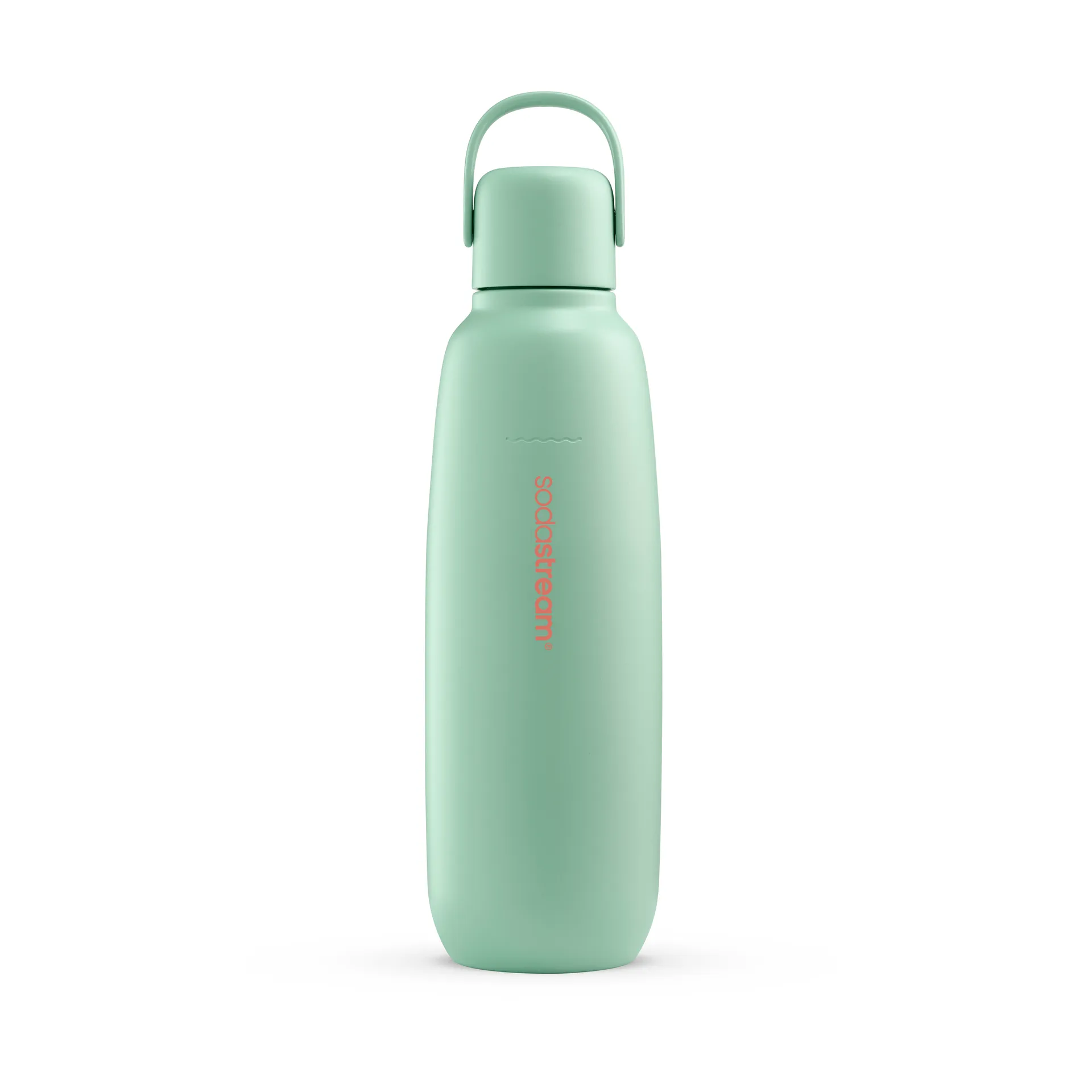 Fizz & Go flaska, Mint-rostfritt stål, 0,9 L Sodastream