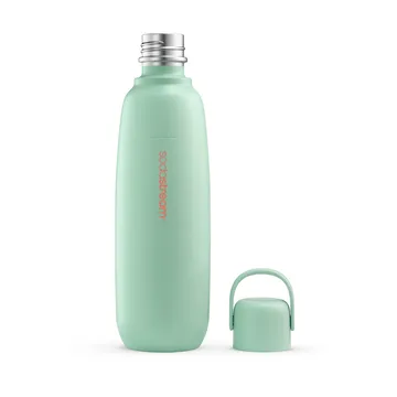 Fizz & Go flaska - Mint-rostfritt stål, 0,9 L - Sodastream