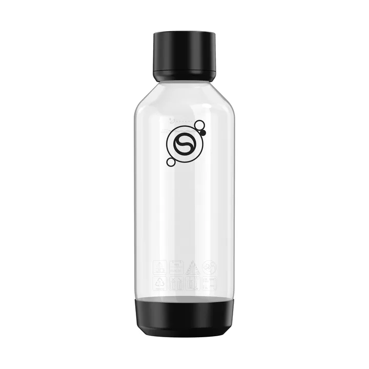 Fizz & Refresh flaska - Svart, 1 L - Sodastream