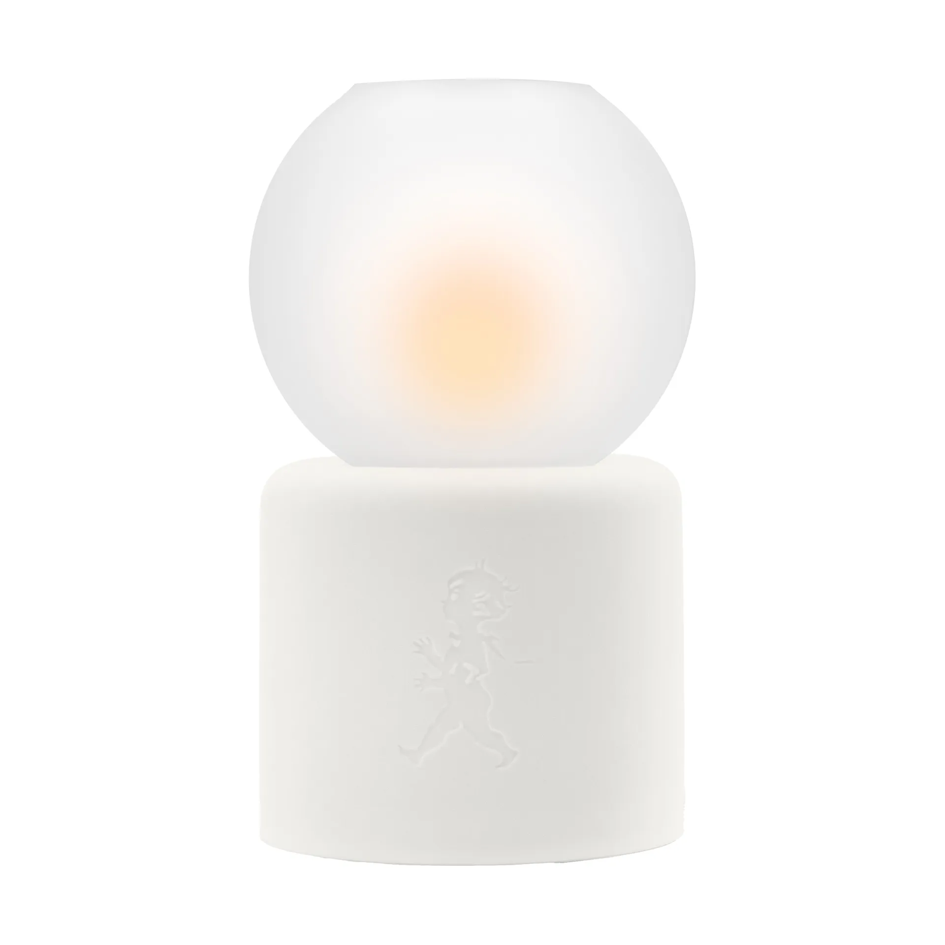 Globe värmeljuslykta Ø9,5x17 cm, Vit Solstickan Design