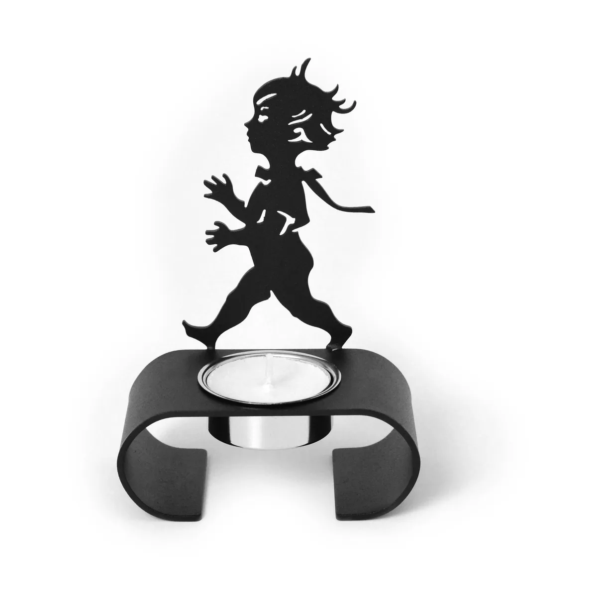 Solstickan Design Silhuett värmeljushållare 9,3x13,3 cm Svart