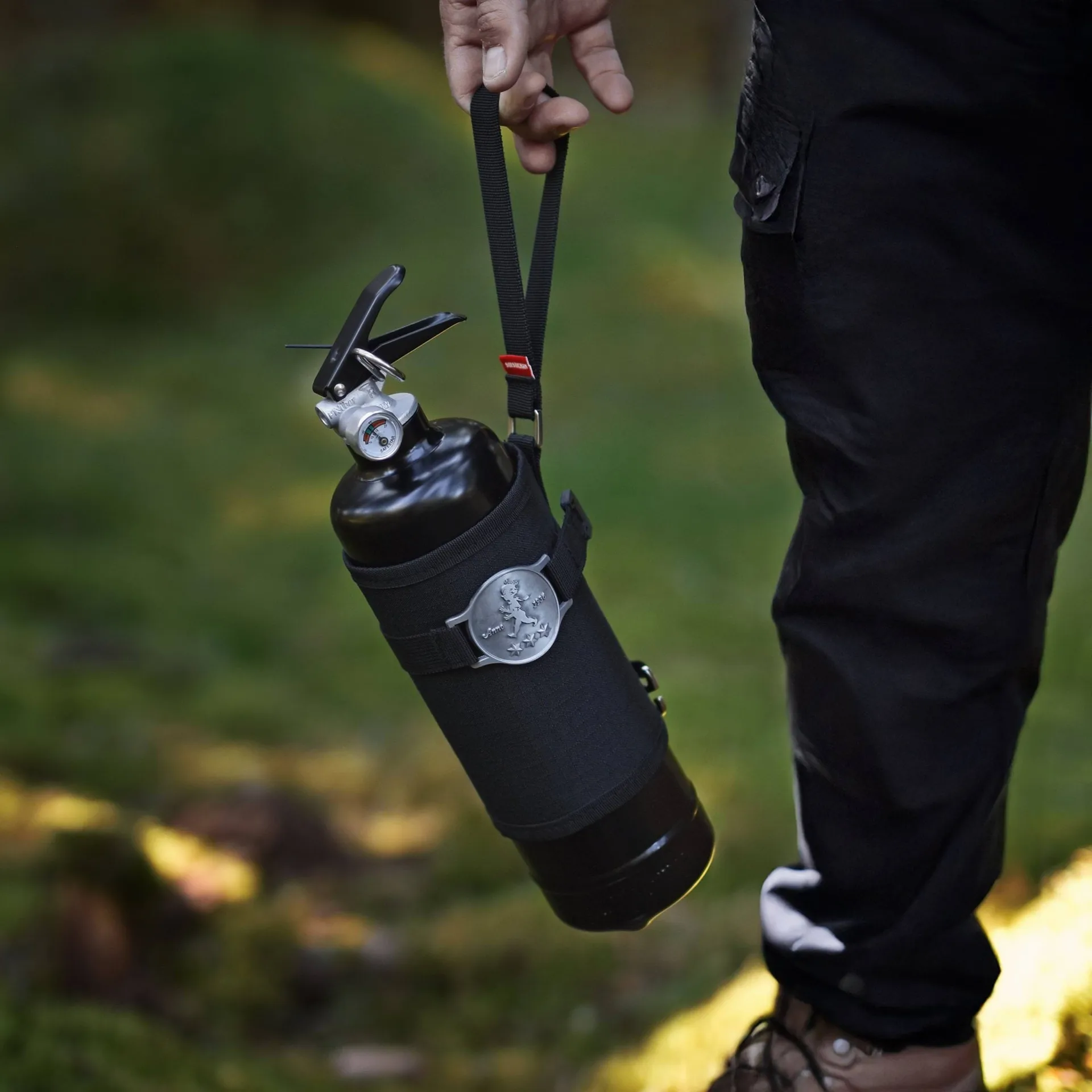 Solstickan brandsläckare 6 kg, Outdoor edition, Svart Solstickan Design