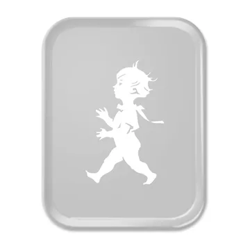 Solstickan bricka 28x36 cm - Grå - Solstickan Design