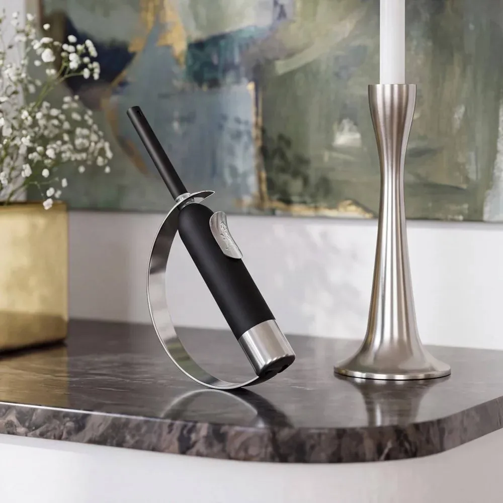 Solstickan eldklinga tändare, Svart-silver Solstickan Design