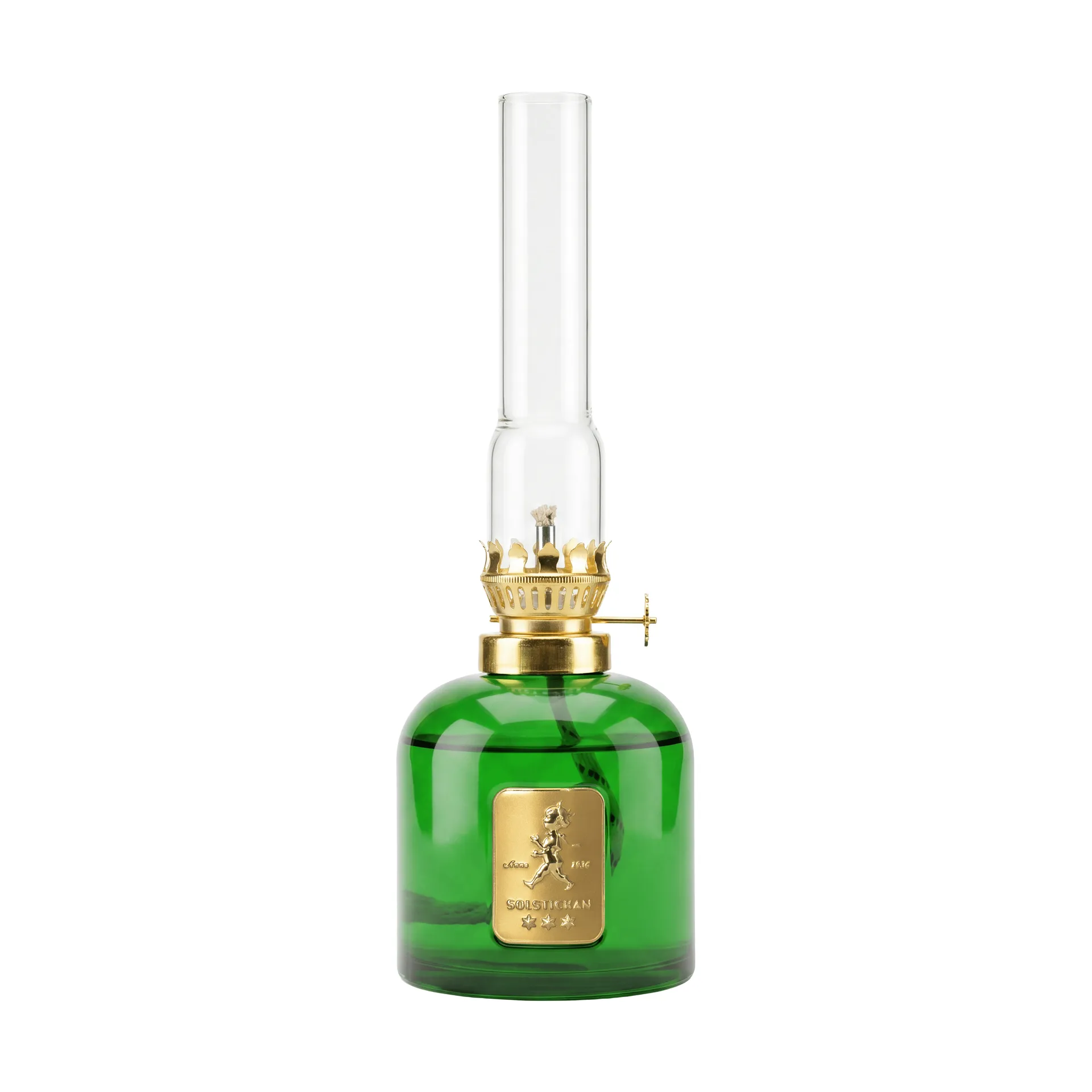 Solstickan fotogenlampa, Grön, Ø8x24 cm Solstickan Design
