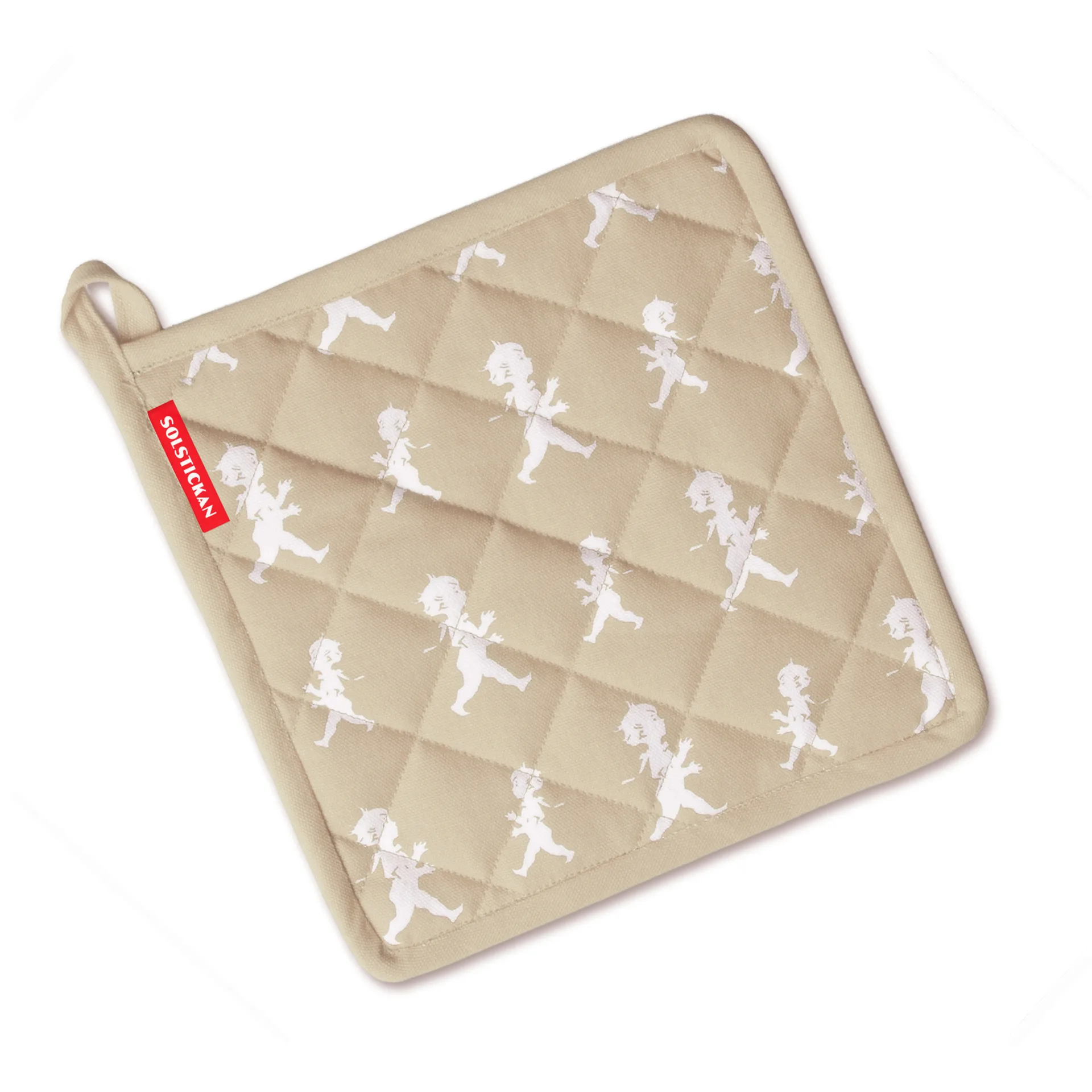 Solstickan grytlapp 22x22 cm, Sand Solstickan Design