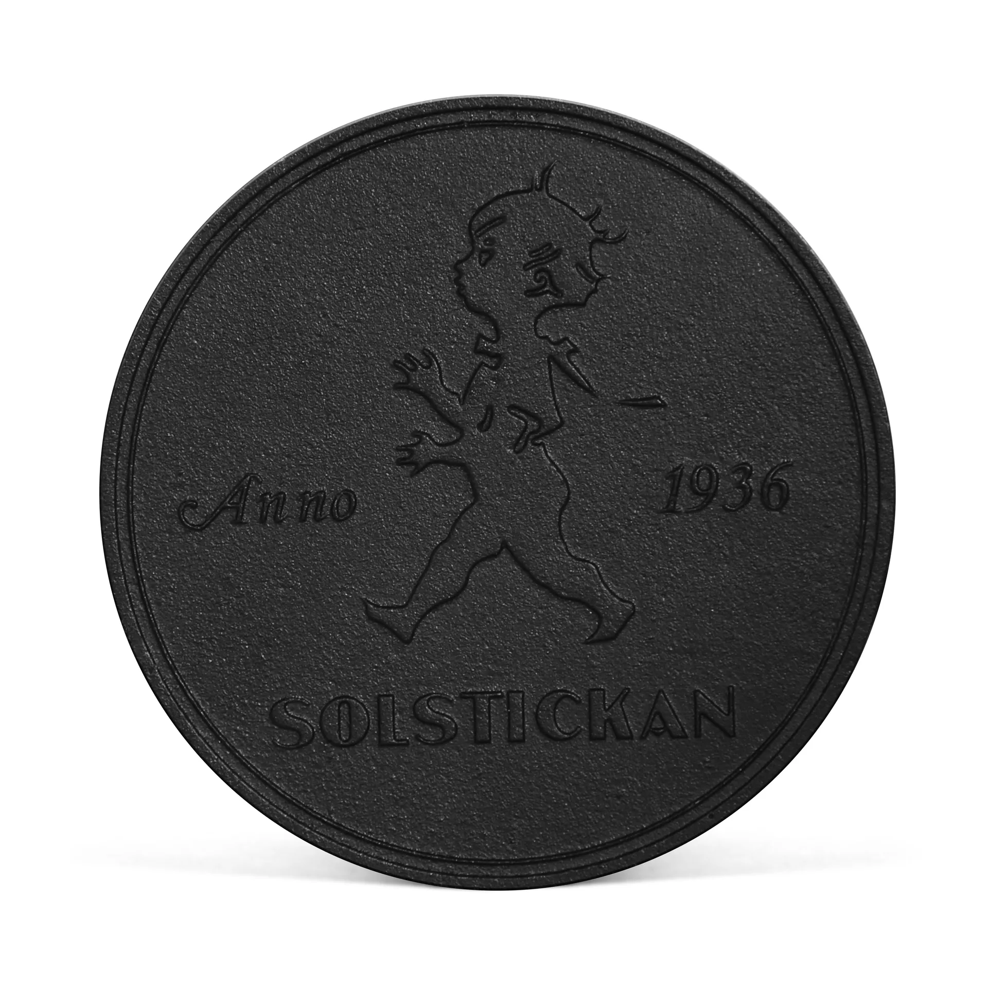 Solstickan grytunderlägg Ø19 cm, Svart Solstickan Design