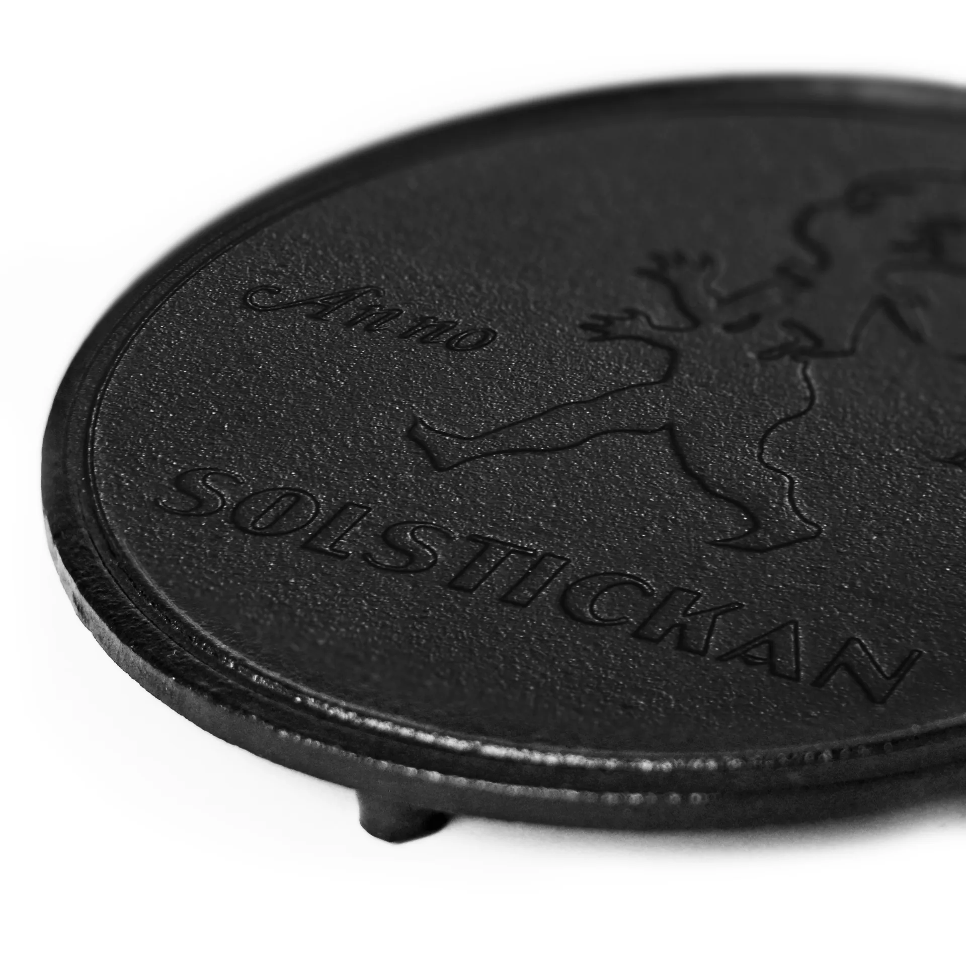Solstickan grytunderlägg Ø19 cm, Svart Solstickan Design
