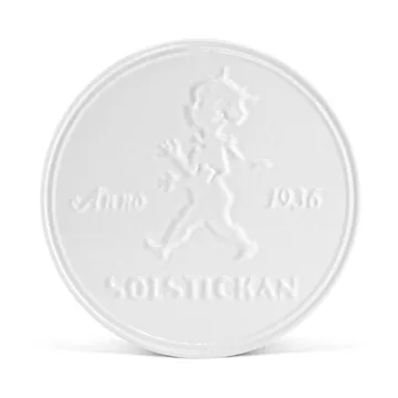 Solstickan grytunderlägg Ø19 cm - Vit - Solstickan Design