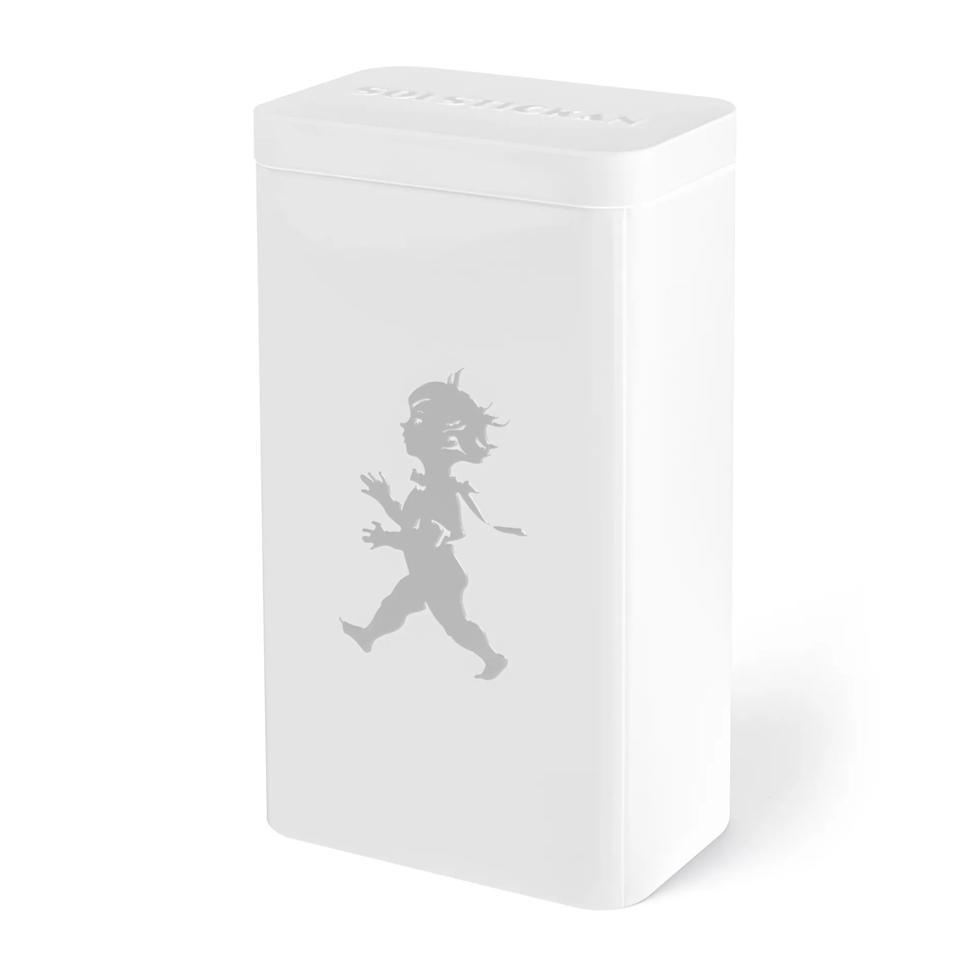 Solstickan kaffeburk 20,5 cm, Högblank vit Solstickan Design