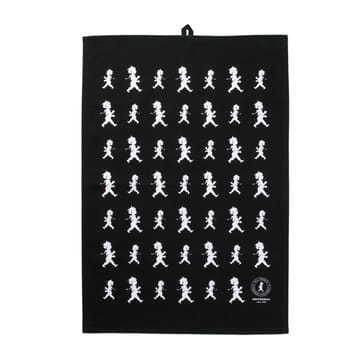 Solstickan k�ökshandduk 50x70 cm - Svart-vit - Solstickan Design