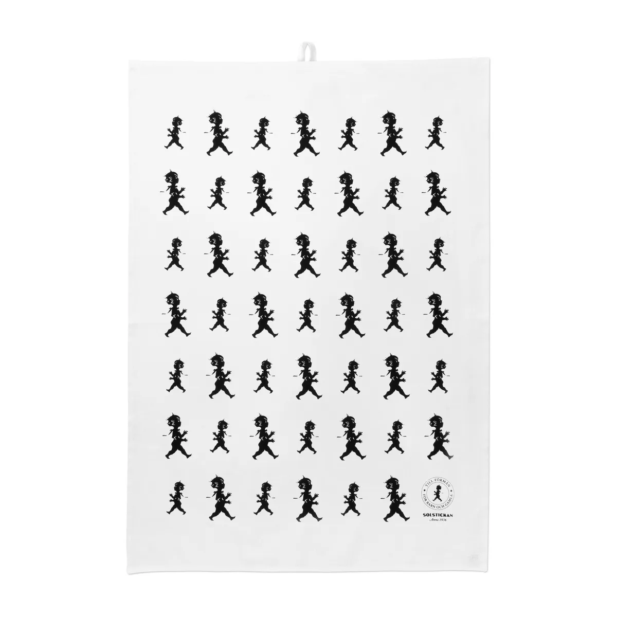 Solstickan Design Solstickan kökshandduk 50x70 cm Vit-svart