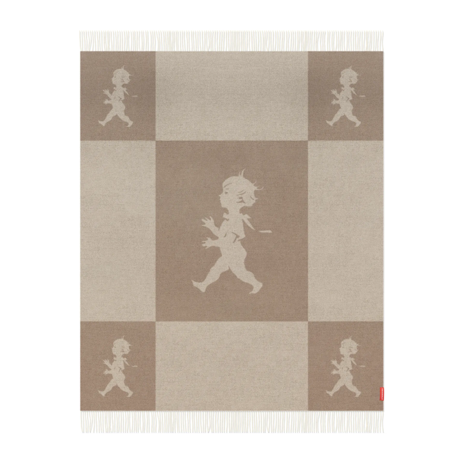 Solstickan pläd marinoull 130x170 cm, Sand Solstickan Design